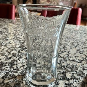 Vintage Coca Cola heavy glass Libbey Glass Company clear glass Holds 14.5 …